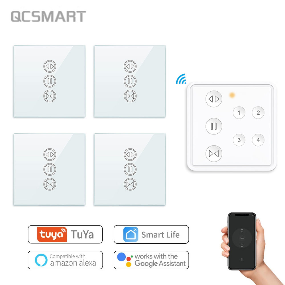 Tuya 4 Channel - Tuya akıllı yaşam RF WIFI perde