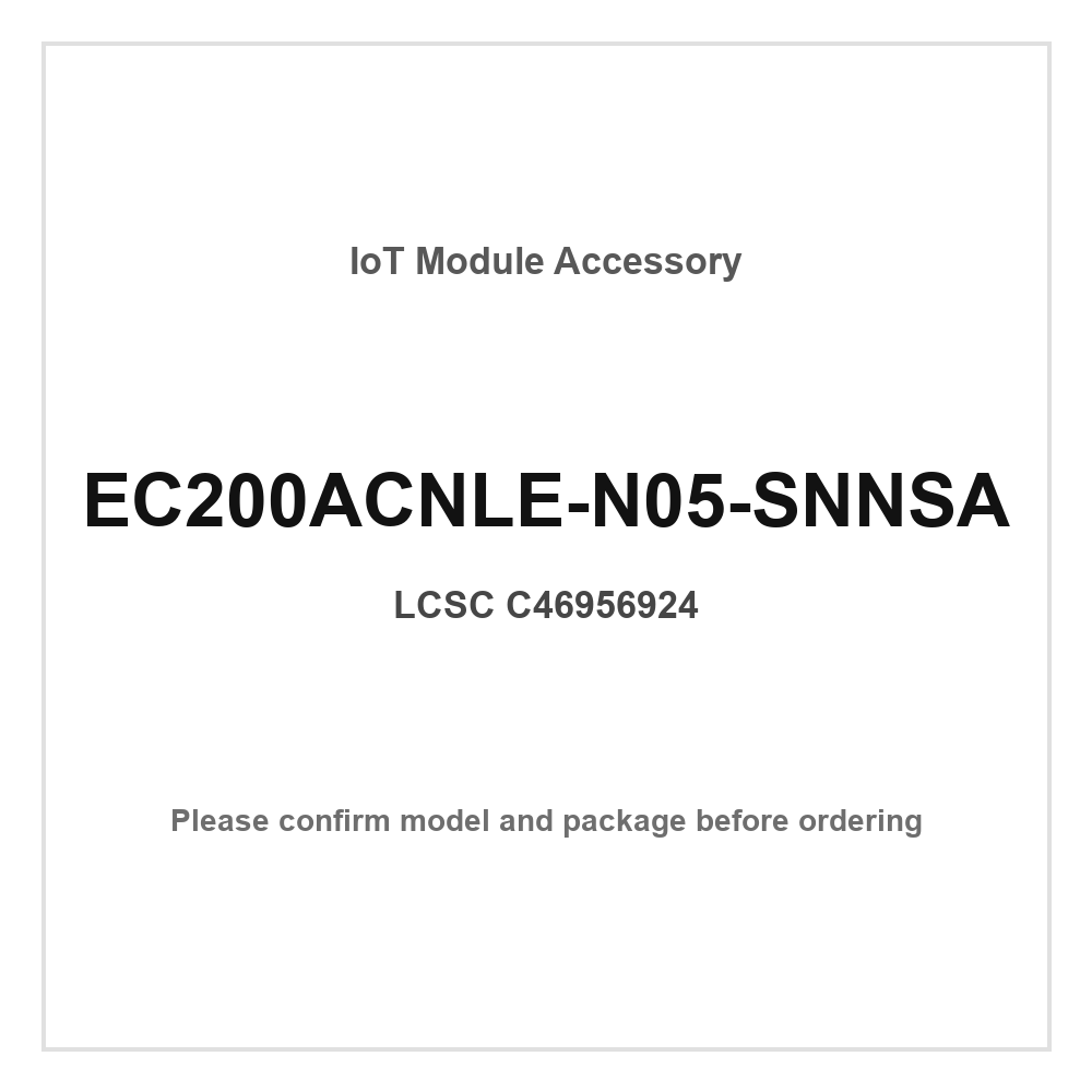Smart Home Module Iot - 1 adet EC200ACNLE-N05-SNNSA I2C PCM SPI