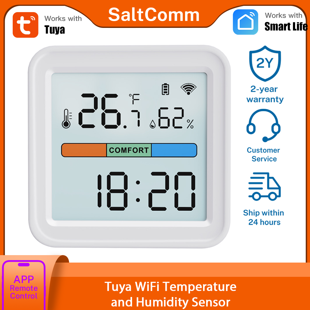 Tuya Yeni WiFi Sıcaklık Nem Se - Home Assistant Tuya incelemesi ve fiyatı