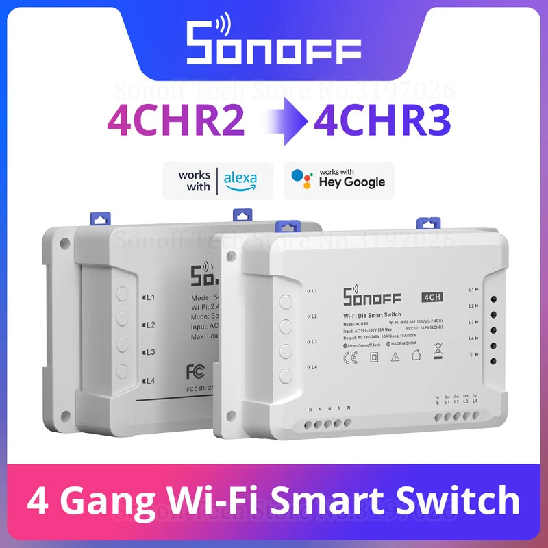 Sonoff 4CHR3 Akıllı Wifi Anaht - Sonoff incelemesi ve fiyatı