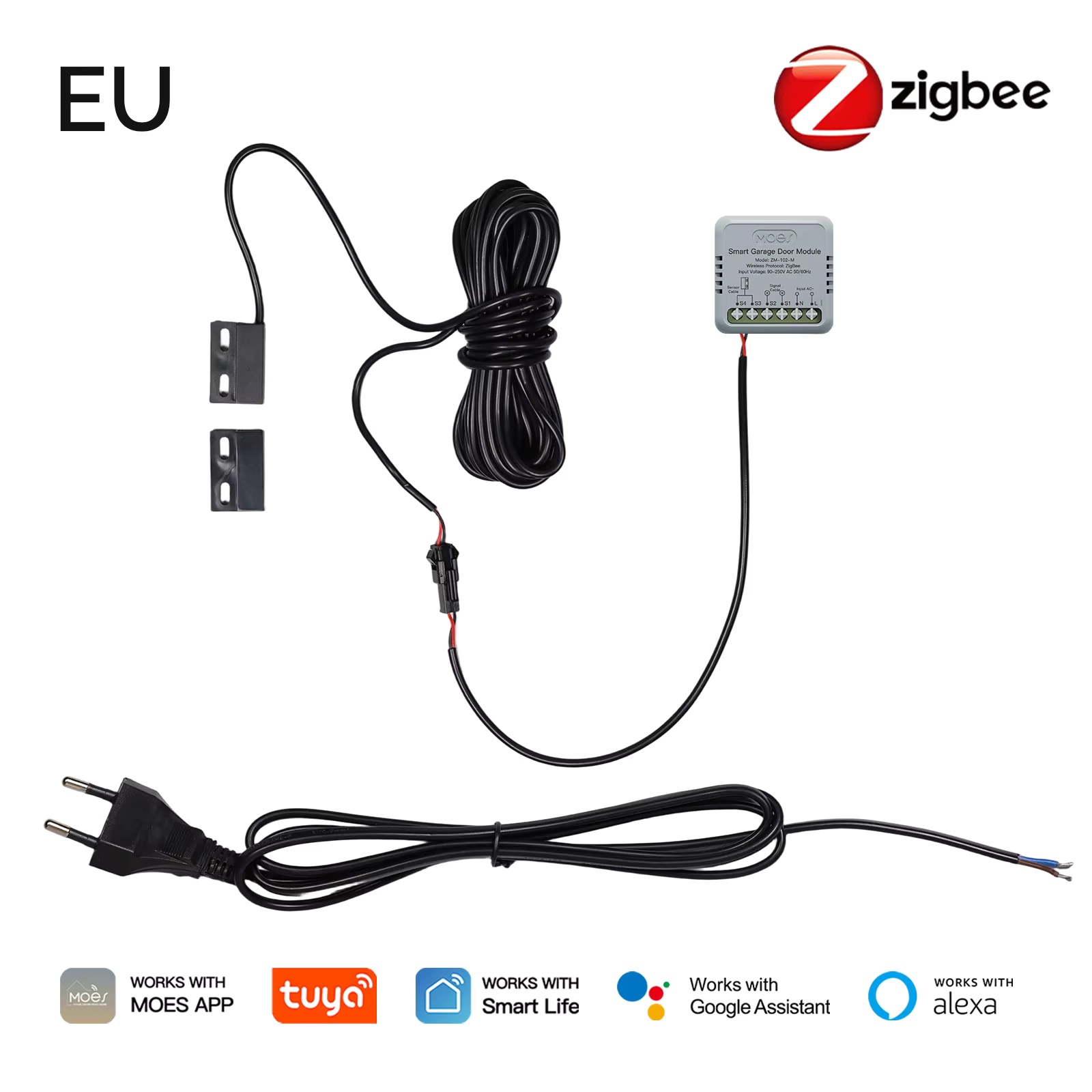MOES Zigbee Garaj Kapısı Kontr - Home Assistant Tuya incelemesi ve fiyatı