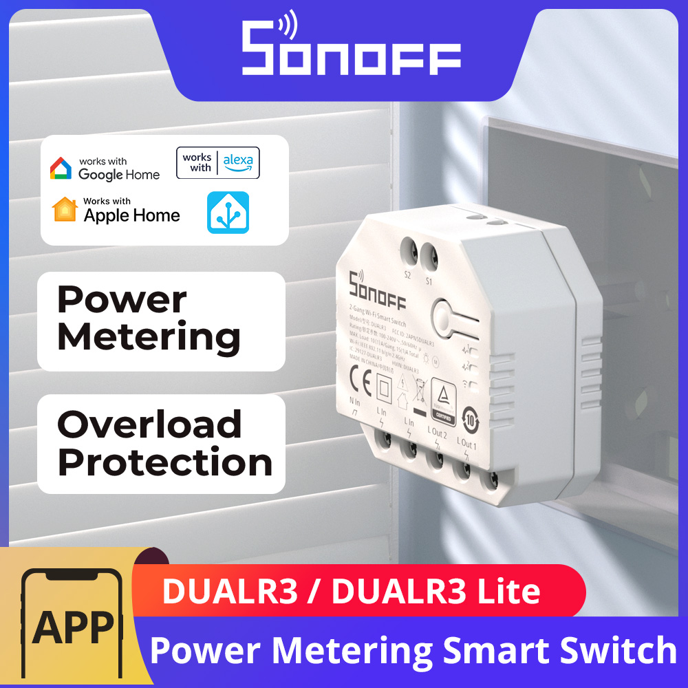 SONOFF DUALR3 / DUALR3 Lite 2' - Sonoff Mini R4 incelemesi ve fiyatı